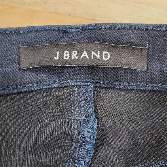 ☔️🔸️J Brand Bronze Metallic "Gold Dust" Stretch Super Skinny Jeans Size 6 - Picture 9 of 12